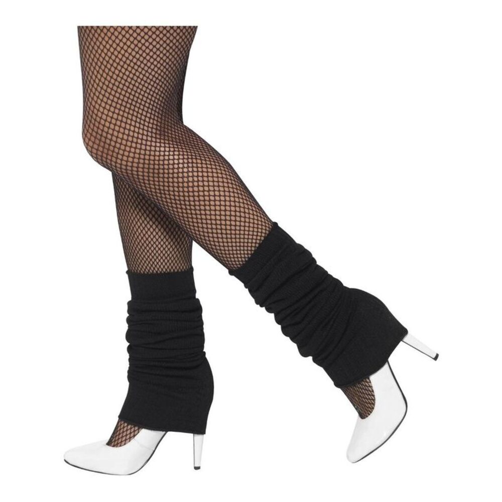 Smiffys Unisex Adult Costume Legwarmers / Black